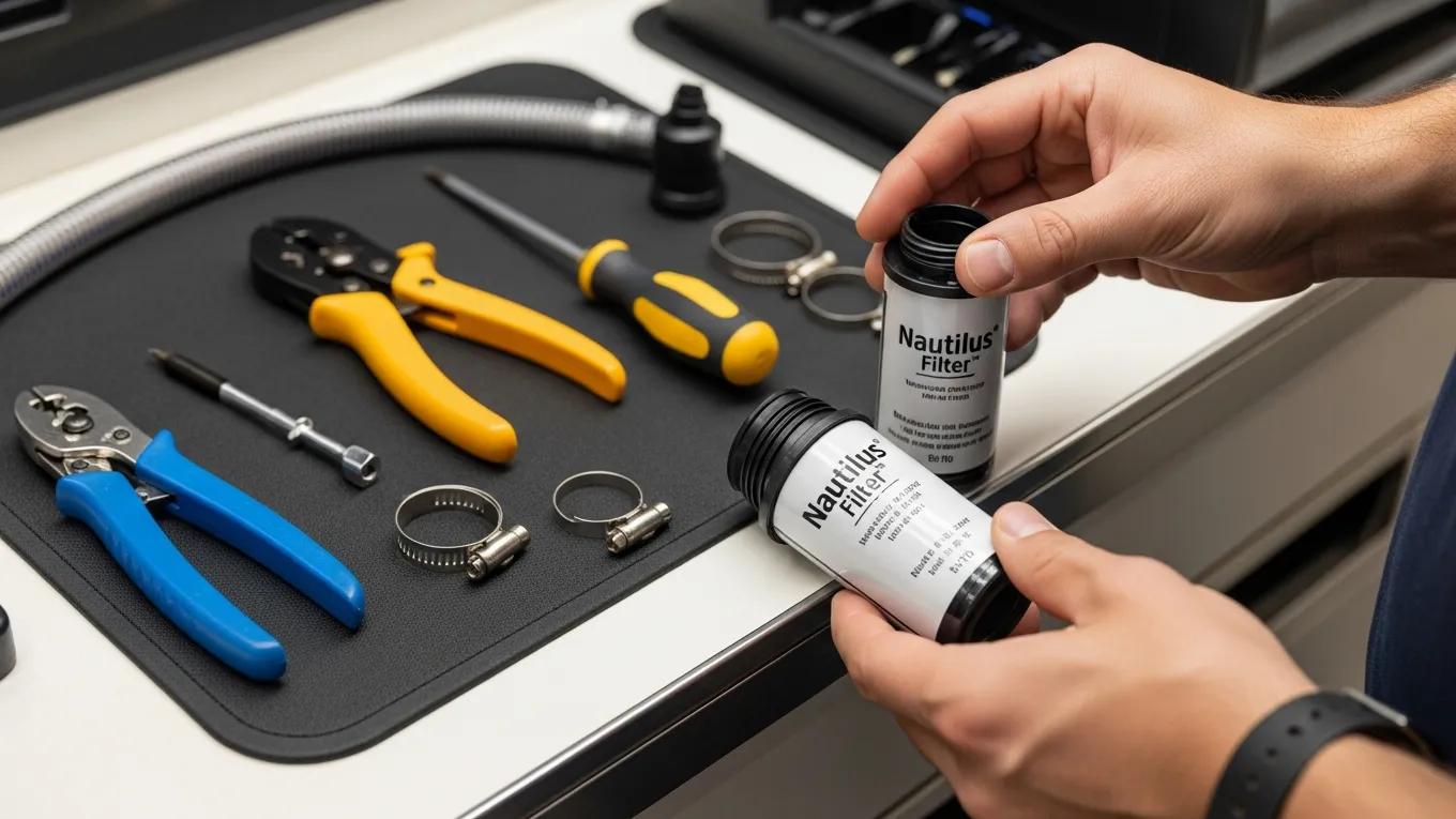 How to install a holding tank vent filter in 15 minutes (step-by-step with photos)