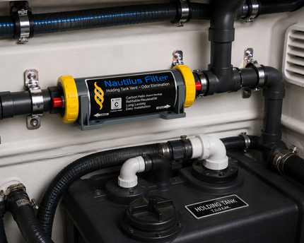 Nautilus Filter™ (Pro model) Holding Tank Vent Filter Kit