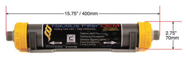 <h4>Nautilus Filter™ OEM Dimensions</h4>