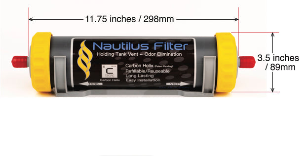 <h4>Nautilus Filter™ Dimensions</h4>